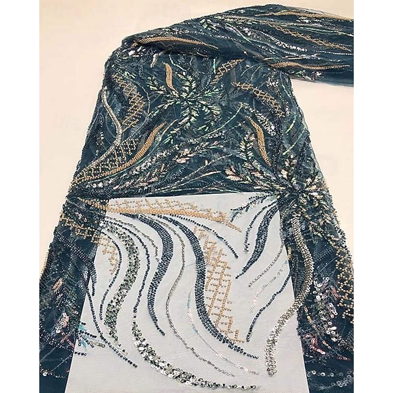 SkyMermaid / Trumpet Evening Gown Celebrity Style Dress Formal Wedding Guest Floor Length 3/4 Length Sleeve Boat Neck Satin with Bow(s) Beaded Gown3