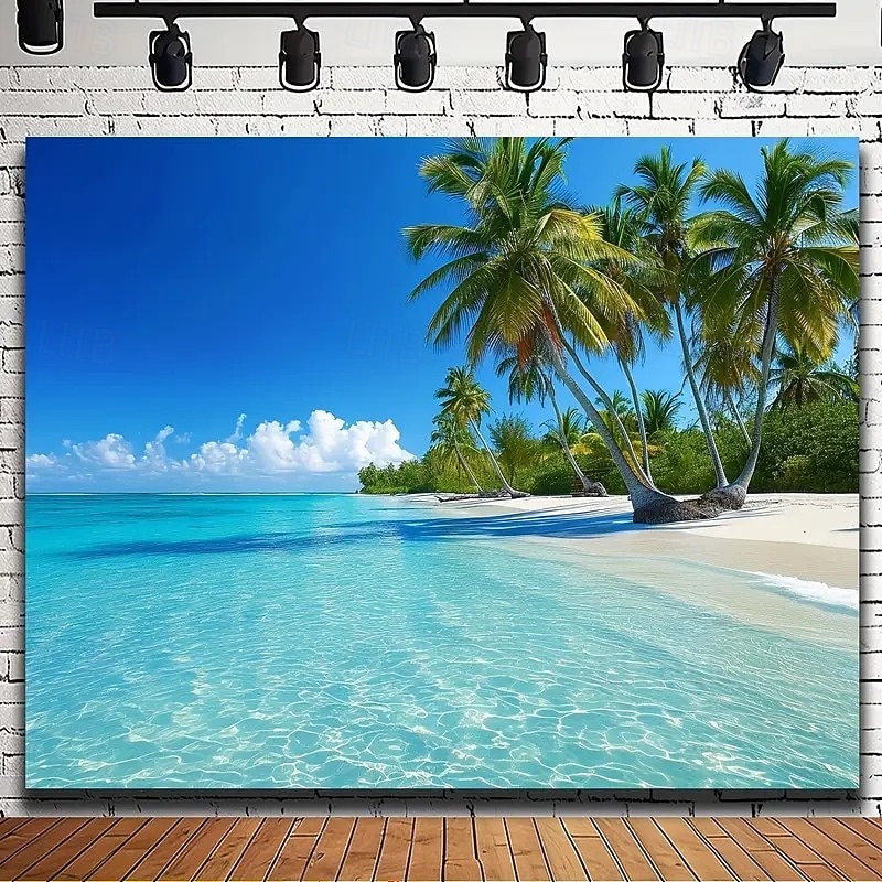 Landscape Ocean View Hanging Tapestry Wall Art Large Tapestry Mural Decor Photograph Backdrop Blanket Curtain Home Bedroom Living Room Decoration2