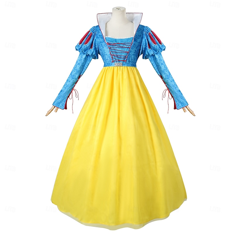 Snow White Princess Dress Masquerade Vacation Princess Movie Cosplay for Women's Adults' Carnival Masquerade Bachelorette Party