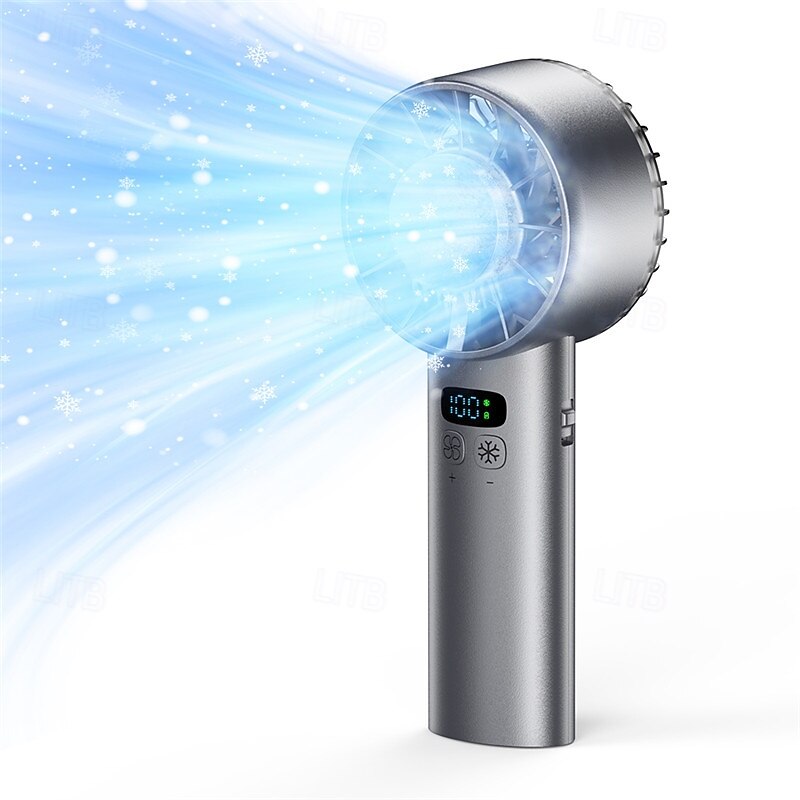 Ice Cooling USB Handheld Fan – 100-Speed Portable Mini Fan with Silent Operation for Outdoor Use