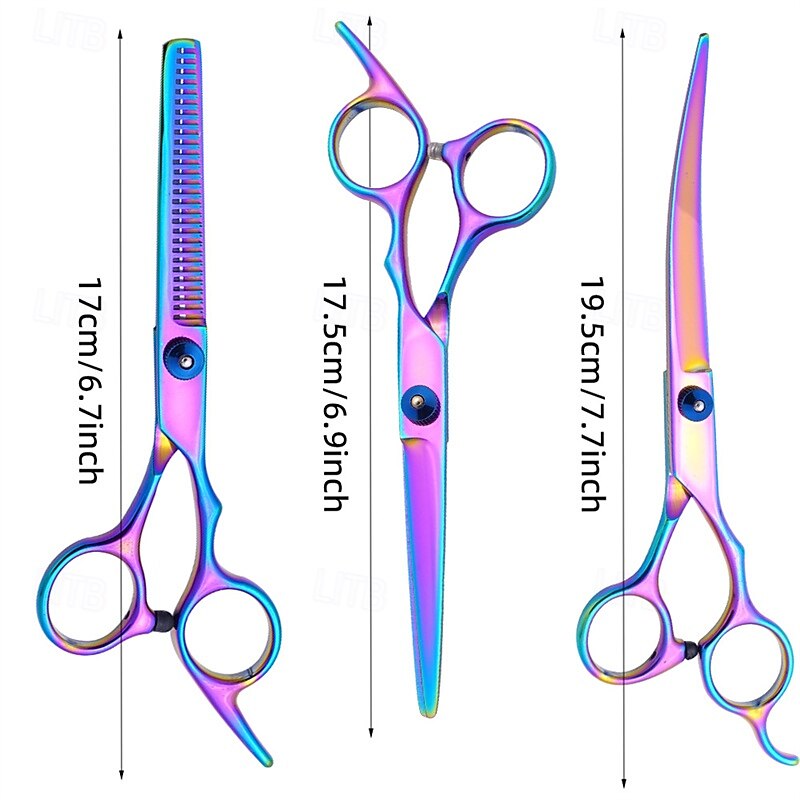5-in-1 Professional Pet Scissors 5-in-1 Professional Pet Grooming Scissors Set - Stainless Steel Ambidextrous Design for Cats & Dogs3
