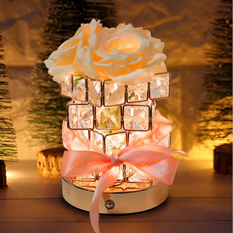 Sunflowers Flower Lamp Rechargeable Cordless Touch Table Lamp3-Colour Infinitely Dimming Battery Powered Small Night LightFestival Restaurant Bedroom Bar Coffee Shop Birthday Gifts for Women Mom4