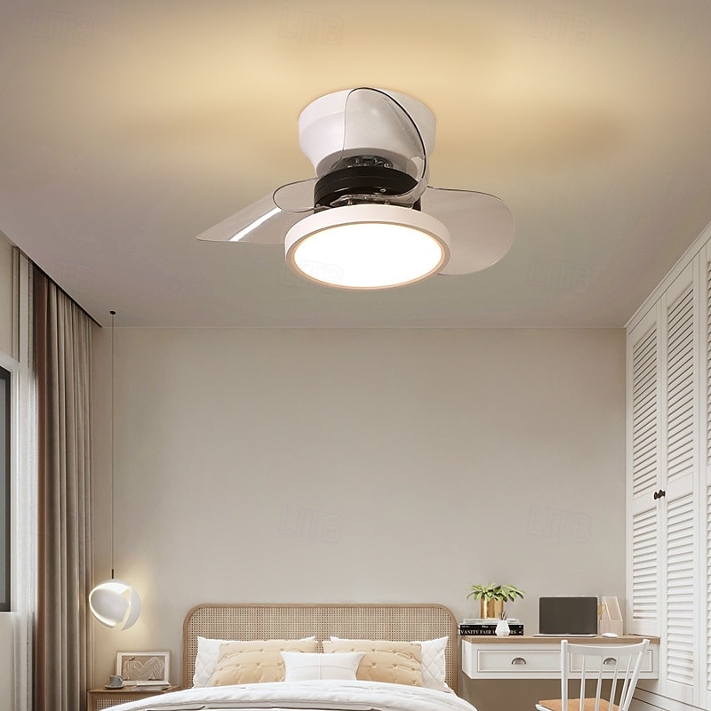 56 cm Dimmable Ceiling Fan Metal Acrylic Modern Nordic Style 220-240V2