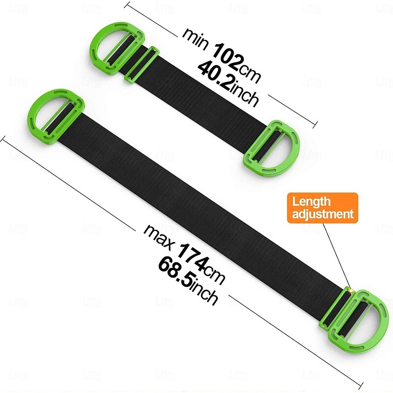 Adjustable Lifting Moving Strap Furniture Moving Straps for Furniture, Boxes, Mattress, Construction Materials and Heavy, Supports Up to 220 Lbs3