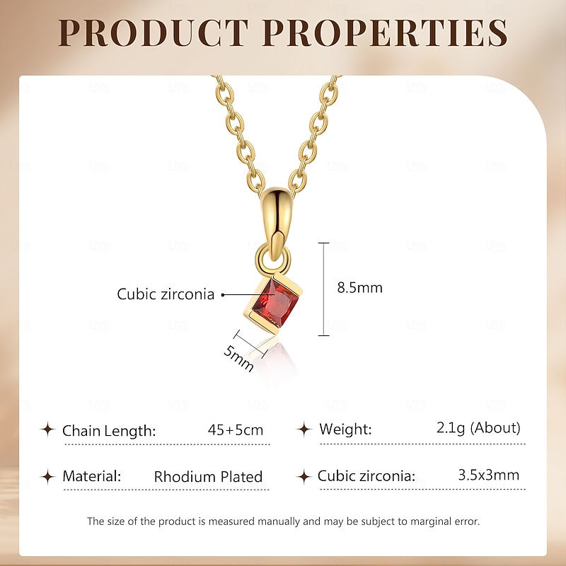 Personalized Birthstone Necklace Custom Best Gift for Mom Jewelry for Wife, Girlfriend, or Mom with Natural Gemstone Pendant2