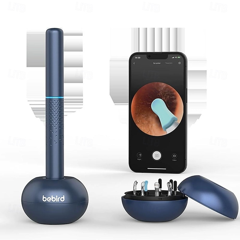 Bebird M9S Ear Care Wax Removal Tool Camera Cleaning Kit- Wireless Cleaner Ear Viewing Scope OTO-Scope with Camera & Light - Video Earpick with 9 Replacement Tips2