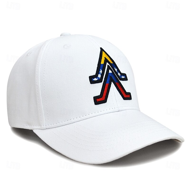 Men's Baseball Cap Sun Hat Trucker Hat White Wine Cotton Embroidered Fashion Casual Daily Weekend Solid / Plain Color Adjustable Sunscreen Breathable2