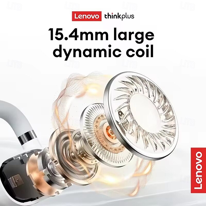 Lenovo LP81 True Wireless Bluetooth Earphones No Sound Leakage Ear-hook Headphones Dual Game Music Mode Light Earbuds2