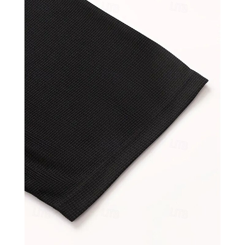 Men's Tee Short Sleeve Shirt Tee Top Short Sleeve Henley Summer Fashion Designer Plain Vacation Street Going out Black Dark Gray Light Grey Top Tee for Men4