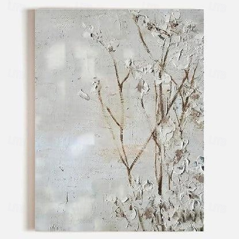 Large Flower Landscape Oil Painting On Canvas hand painted Pastel Floral Painting handmade Spring Flower Scenery Painting Large Wall Art painting for Living Room Decor2