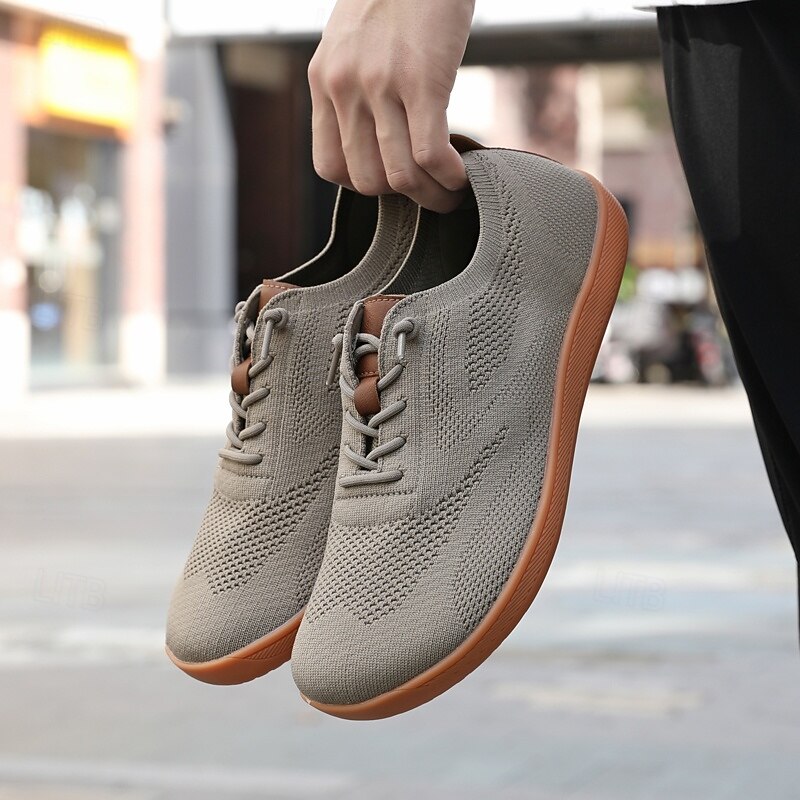 Men's Barefoot Running Shoes - Minimalist, Lightweight, Breathable Knit - Urban Casual for Daily Wear & Fitness2