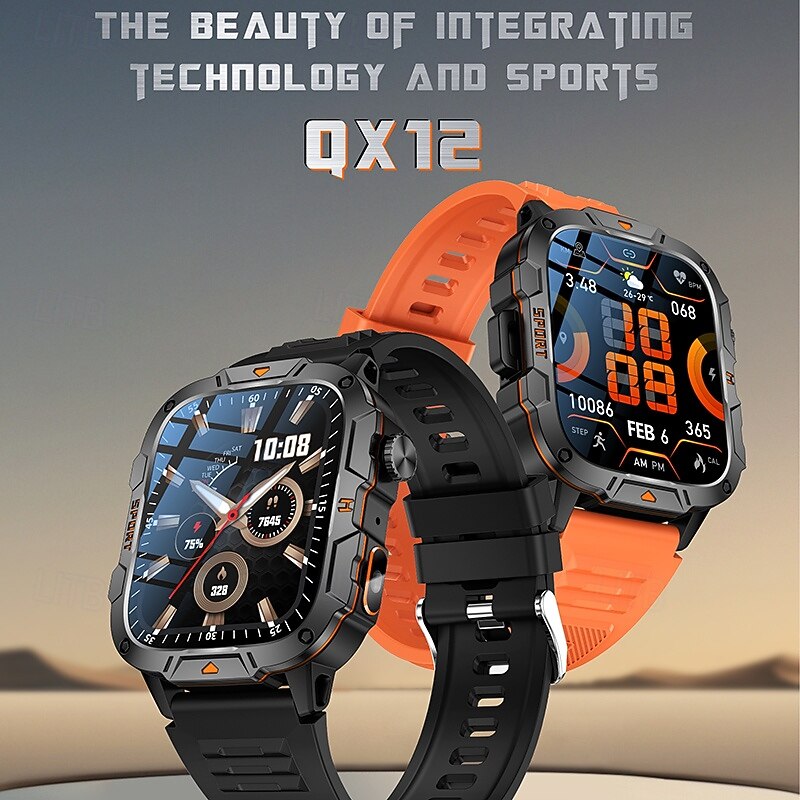 LED Men's Smart Watch Bluetooth Call Multi-Sport Mode Health Monitor Android iOS