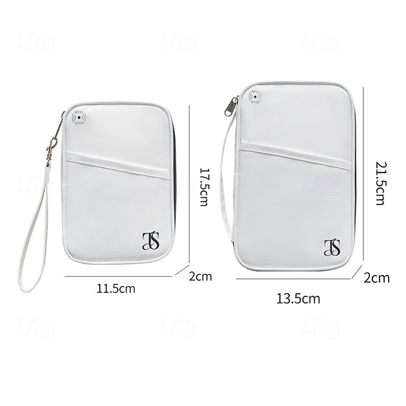 RFID Blocking Passport Holder for Travel, Waterproof Travel Document Organizer, Anti-Theft Passport Case, Travel Wallet for Documents and Cards2