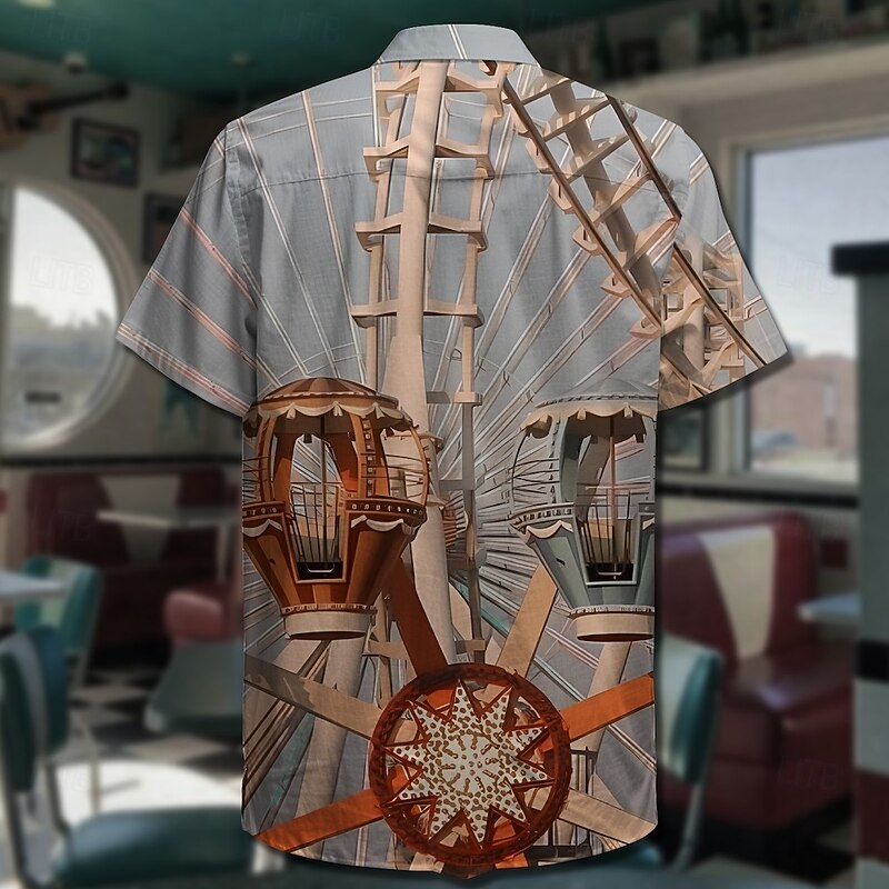 Blouse / Shirt Retro Poster Retro Girl Graphic For Men's Adults' Masquerade 3D Print Vacation Party4