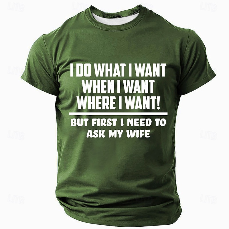 Men's T Shirt Funny Crew Neck Clothing Apparel 3D Print Party Holiday Short Sleeve Vintage Cool