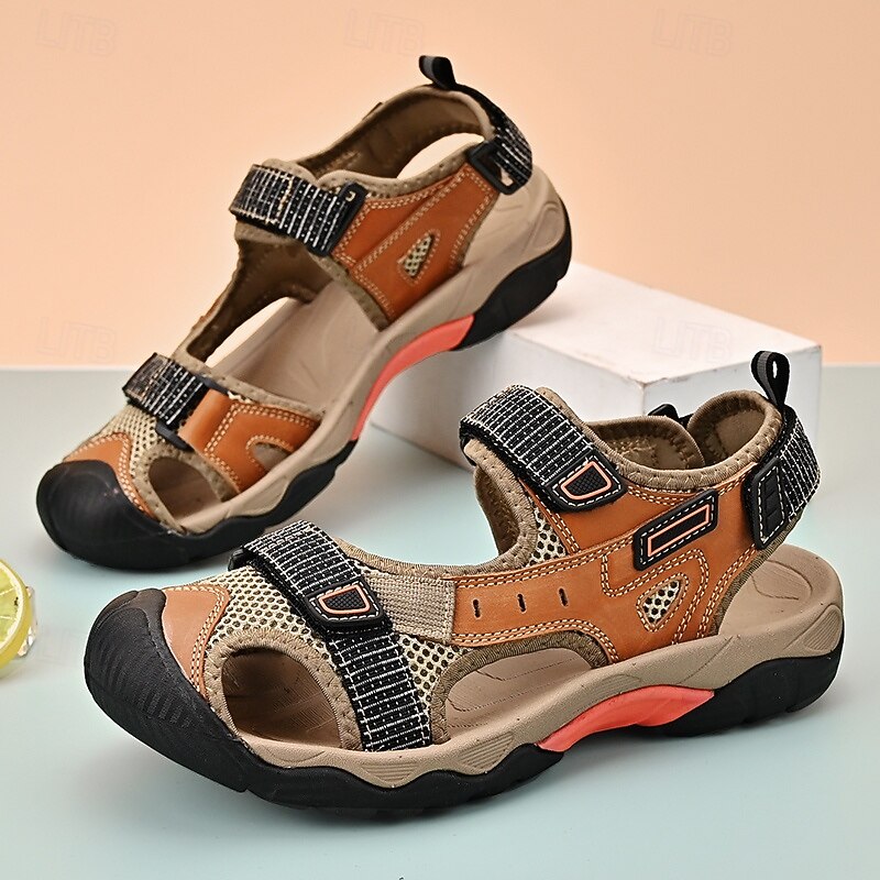 Men's Outdoor Hiking Sandals with Adjustable Straps and Breathable Mesh for Active Men – Ideal for Hiking, Beach, and Casual Wear2