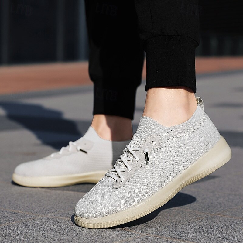 Men's Knit Sneakers, Ultra-Lightweight and Breathable, Modern Sporty Footwear for Daily Wear2