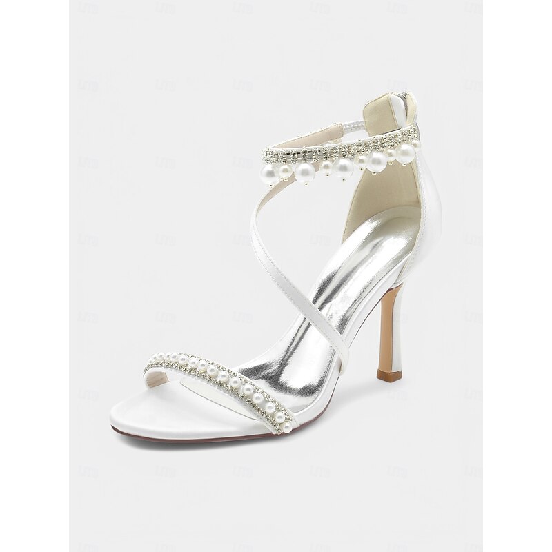 Pink Satin Pointed-Toe Ankle Strap Heels – Chic Party & Prom Pumps for Women3