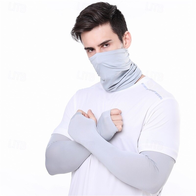 Sun Protection Sleeve Sports Headgear and Sleeve for Men Women Outdoor Dustproof Activities Camping