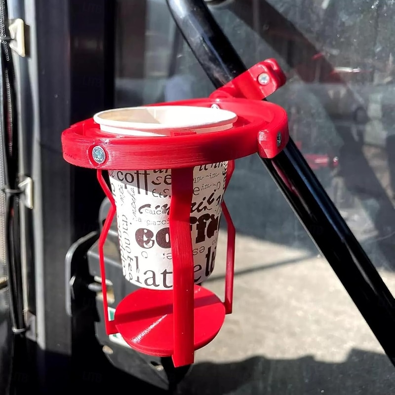 Gyroscopic Cup Holder, Gyroscopic Cup Holder no Spill for Tractor Car Bike Boat, Self Leveling Water Bottle Holder, Adjustable Clip on Hanging Drink Holder3