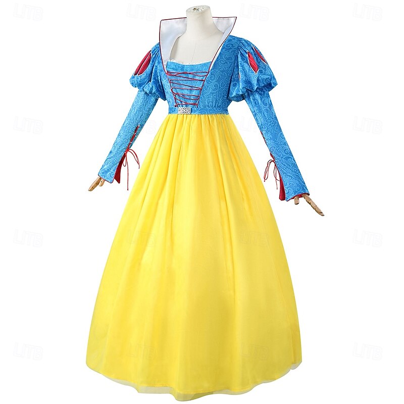 Snow White Princess Dress Masquerade Vacation Princess Movie Cosplay for Women's Adults' Carnival Masquerade Bachelorette Party2