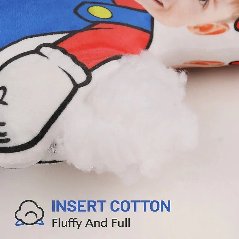 Personalized Gift Memorial Pillow Super Dad,Cuddly, Duplex Printed, Hand Washable, Contemporary Designed, Zipper Closed, Cotton Filled, All-Season Decorative Throw Pillow Father's Day4