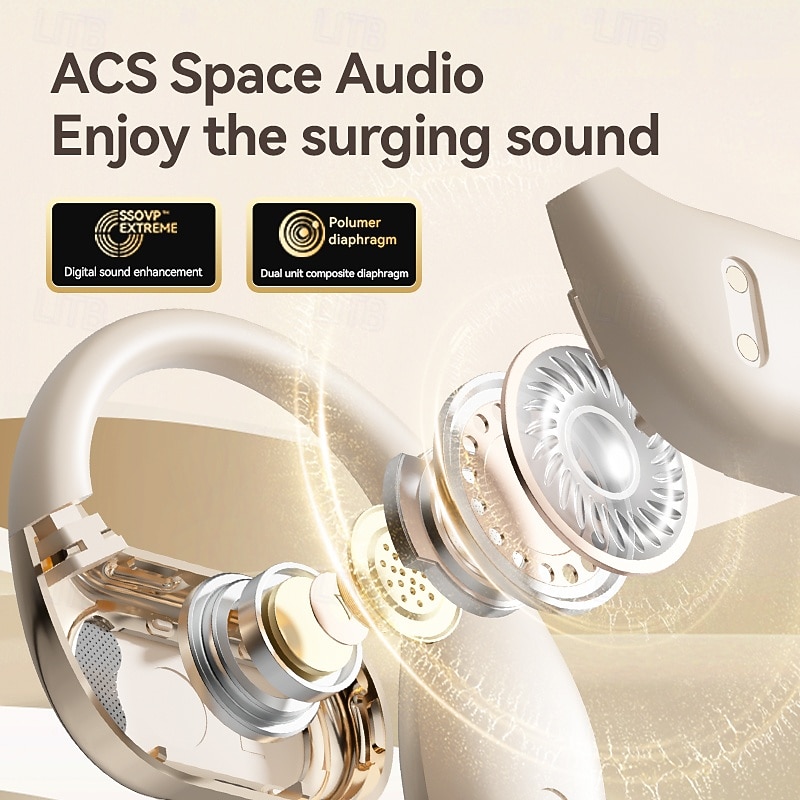 AI Translation Headset Wireless Earbuds Supports 144 Languages Coconut Ball Design USB Type-C Charging Rechargeable Li-Polymer Battery for Language Learning and Everyday Use4