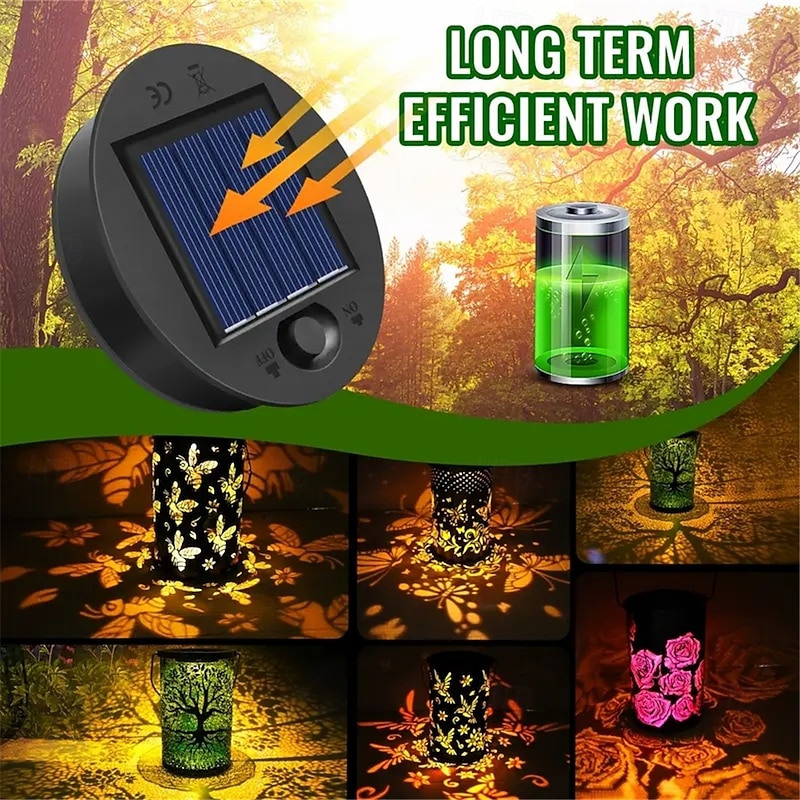 LED Solar Light Holder Outdoor Courtyard Lamp Lawn Lamp Wall Lamp Hanging Lamp Light Source Decorative Lamp  1PC2