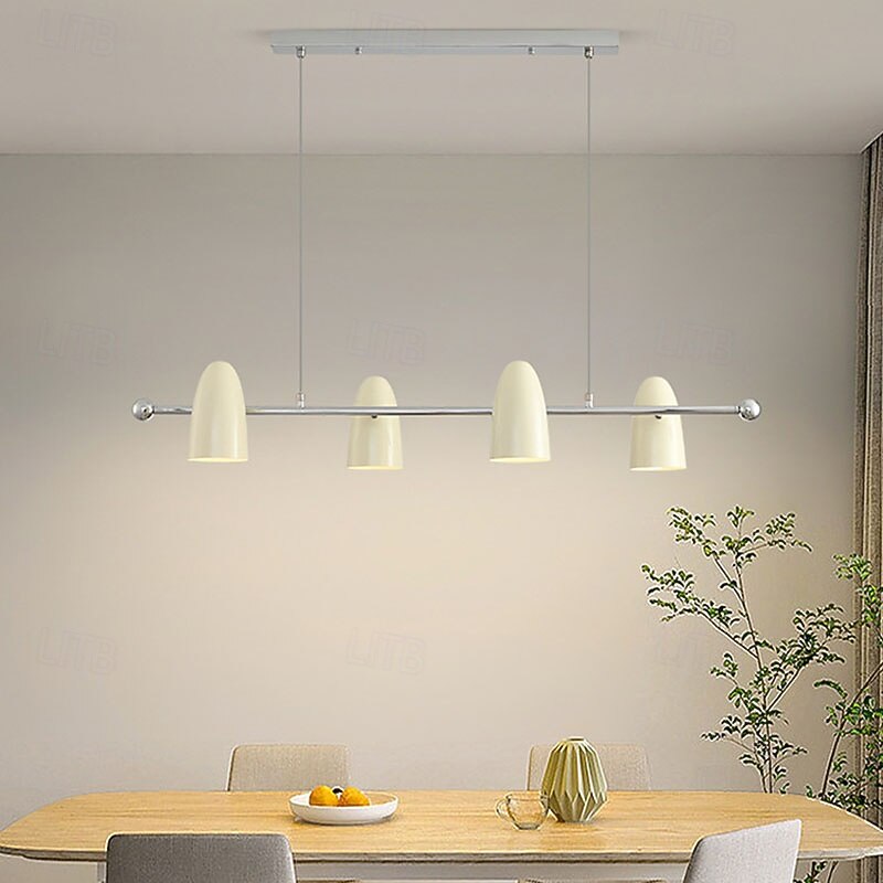 4-Light 104 cm Globe Design Pendant Light Metal Painted Finishes Modern 110-120V 220-240V