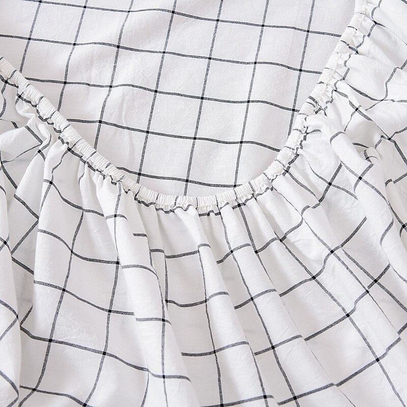 Mandala Geometric Fitted Sheets Single Small Double King Super King Small Square Bottom Sheets Twin Full Size Bedsheet Bed White Multicolor4