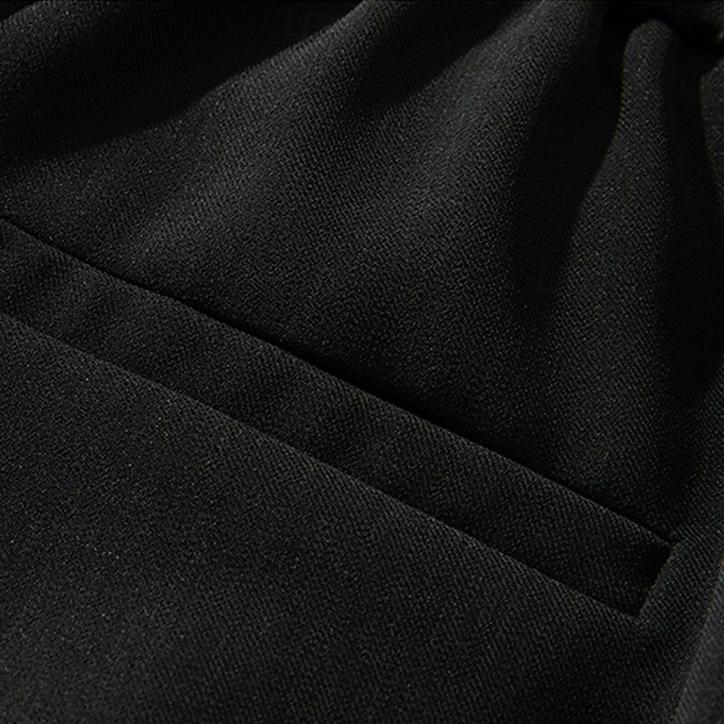 Men's Shorts Dress Shorts Bermuda shorts Casual Shorts Pleated Elastic Waist Straight Leg Plain Comfort No-Iron Knee Length Outdoor Business Daily Fashion Streetwear Black Light Grey4