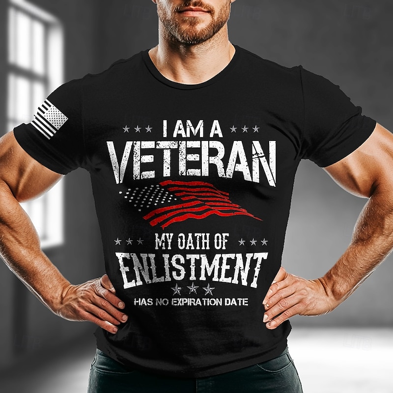 Patriotic T Shirts For Men American US Flag T Shirt Vest Top Sleeveless T shirt 3D Print Crew Neck Shirt Vacation Casual Hawaiian Holiday White 1 White Summer Spring Clothing Apparel S M L XL