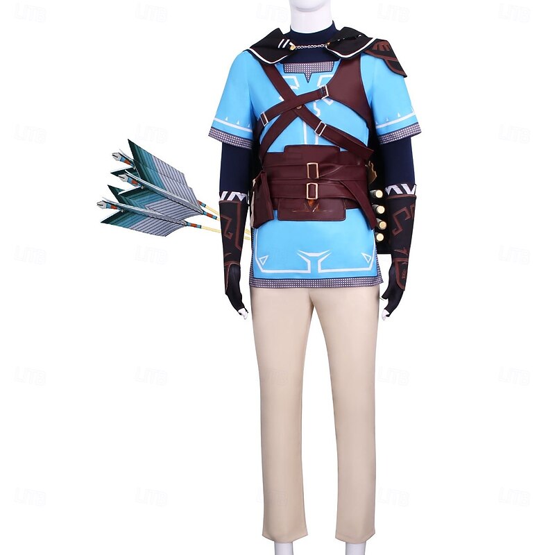 Link Anime Cosplay Costume Outfits Cosplay Suits Masquerade More Accessories Costume For Men's Women's Adults'2