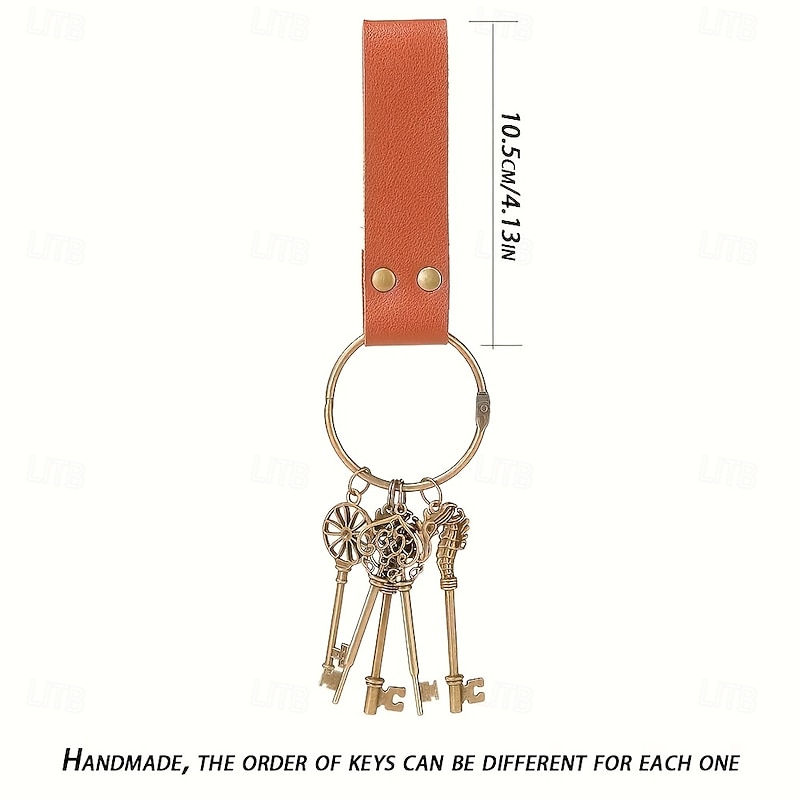 Medieval Keychain Vintage Cosplay Jewelry Belt for Men Cosplay Supplies Keychain for Photoshoots and Stage3