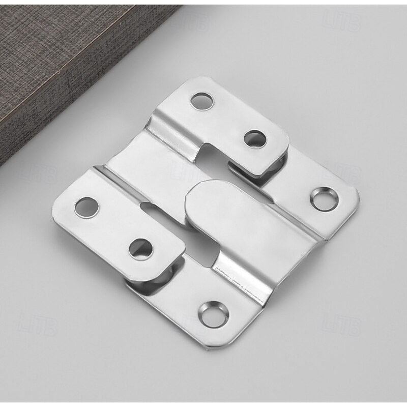 20 Pcs Heavy-Duty Metal Picture Hangers Contemporary Style Locking Wall Mount Brackets for Frames Furniture & Bed Corners Easy Install Hooks3