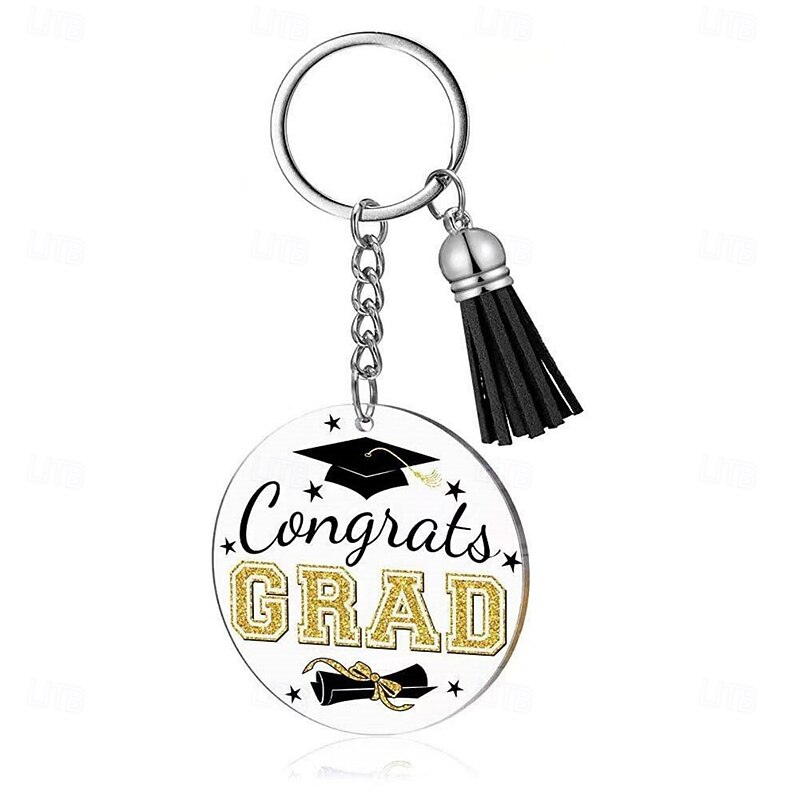 30pcs Graduation Gift Acrylic Keychain, Creative Themed Graduation Party Decor, DIY Graduation Party Favors, Wusu Keychain for Gifts and Decorations4