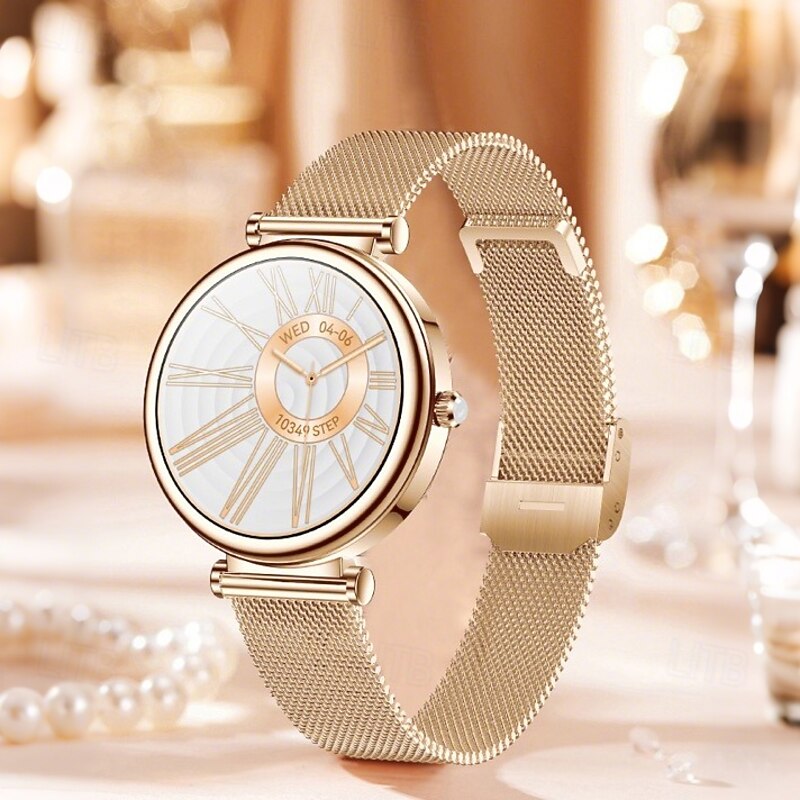 696 I109 Smart Watch 1.27 inch Smartwatch Fitness Running Watch Bluetooth ECG+PPG Pedometer Call Reminder Compatible with Android iOS Women Men Hands-Free Calls Message Reminder IP 67 41mm Watch Case