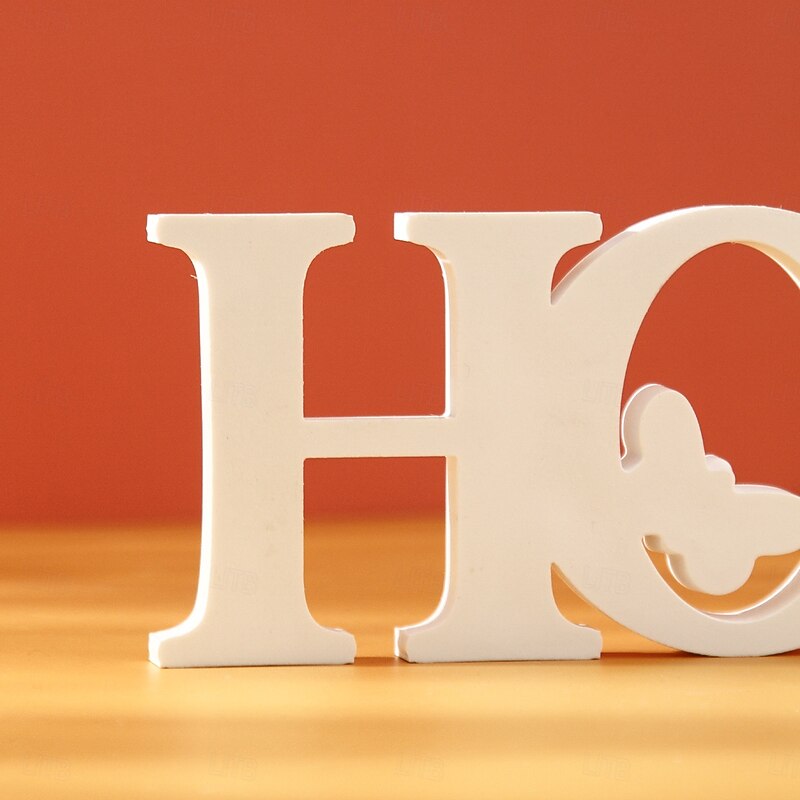 Butterfly HOME Letter Decor – Modern Minimalist PVC Ornament, Creative Tabletop Decoration for Home, Party, and Gathering, Stylish Decorative Craft for Living Room and Event Decor4