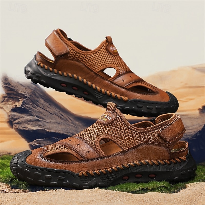 Durable Men's Hiking Sandals with Anti-Slip Soles and Comfortable Fit – Perfect for Outdoor Adventures and Beach Days4