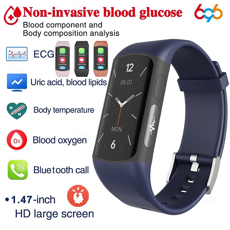 696 H8 Smart Watch Fitness Tracker Sleep Monitor Bluetooth Call Reminder Android iOS 1.472