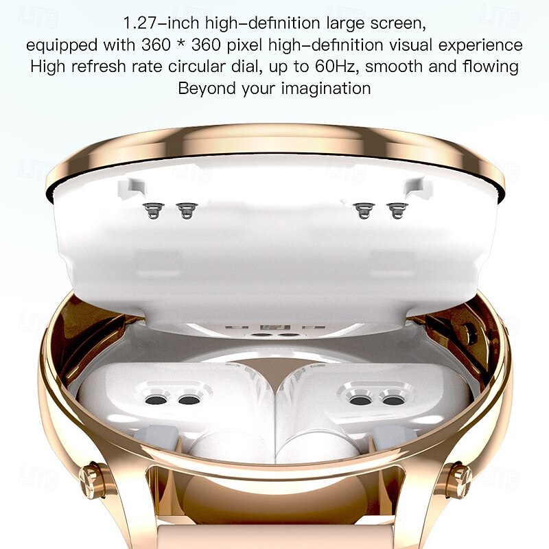 696 X17MINI Smart Watch 1.27 inch Smartwatch Fitness Running Watch Bluetooth Call Reminder Sleep Tracker Heart Rate Monitor Compatible with Android iOS Women Men Hands-Free Calls Message Reminder4