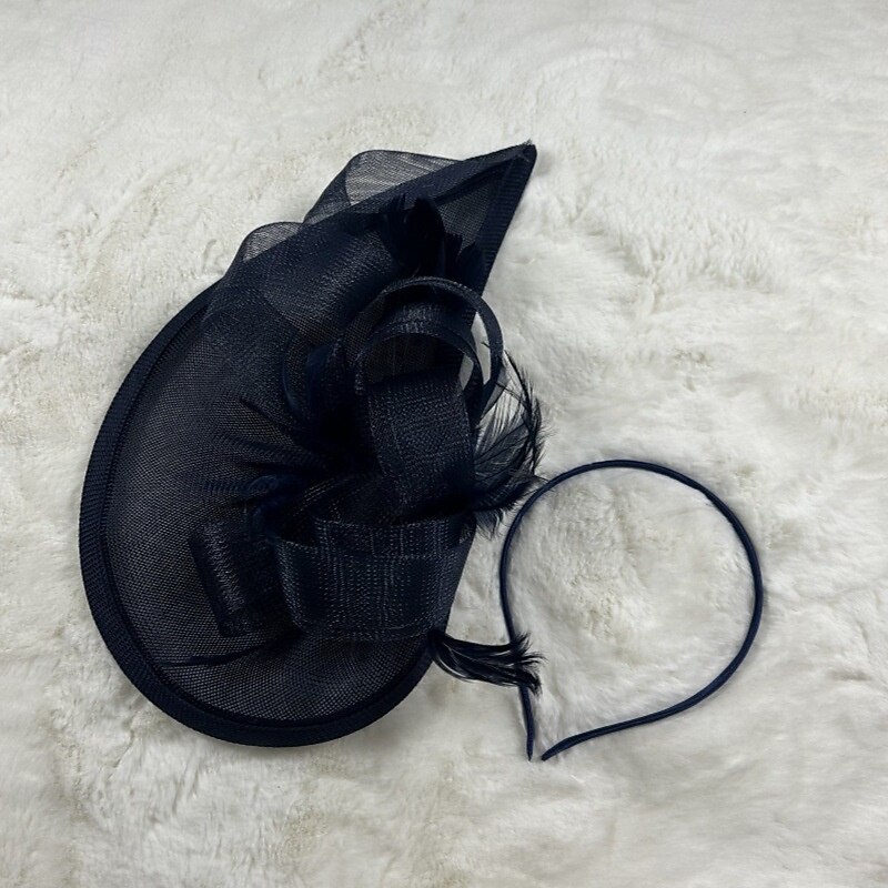 Headpiece Faux Linen Wedding Evening Party Elegant Wedding With Pure Color Headpiece Headwear4