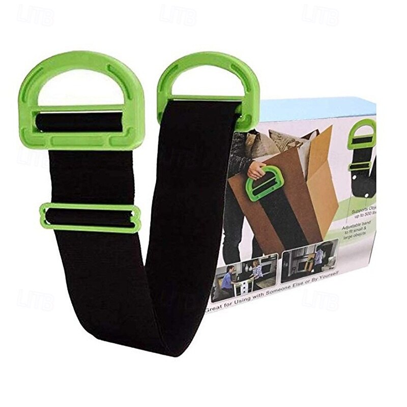 Adjustable Lifting Moving Strap Furniture Moving Straps for Furniture, Boxes, Mattress, Construction Materials and Heavy, Supports Up to 220 Lbs2
