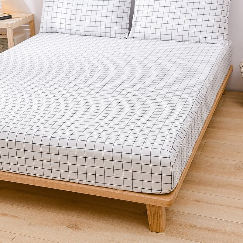 Mandala Geometric Fitted Sheets Single Small Double King Super King Small Square Bottom Sheets Twin Full Size Bedsheet Bed White Multicolor2