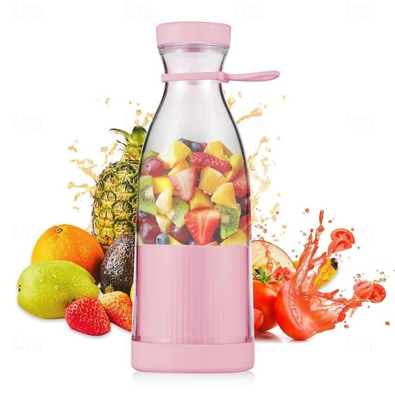 Portable Juicer, Mini Electric Fruit Blender, Rechargeable Juice Maker, Compact Shake Cup for Smoothies & Juices2