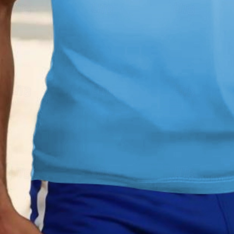 Men's Tank Top Vest Undershirt Sleeveless Shirt Sleeveless Crewneck Summer Gradient Coconut Tree Fashion Classic Comfortable Street Casual Sports Yellow Red Blue Top Tee for Men3