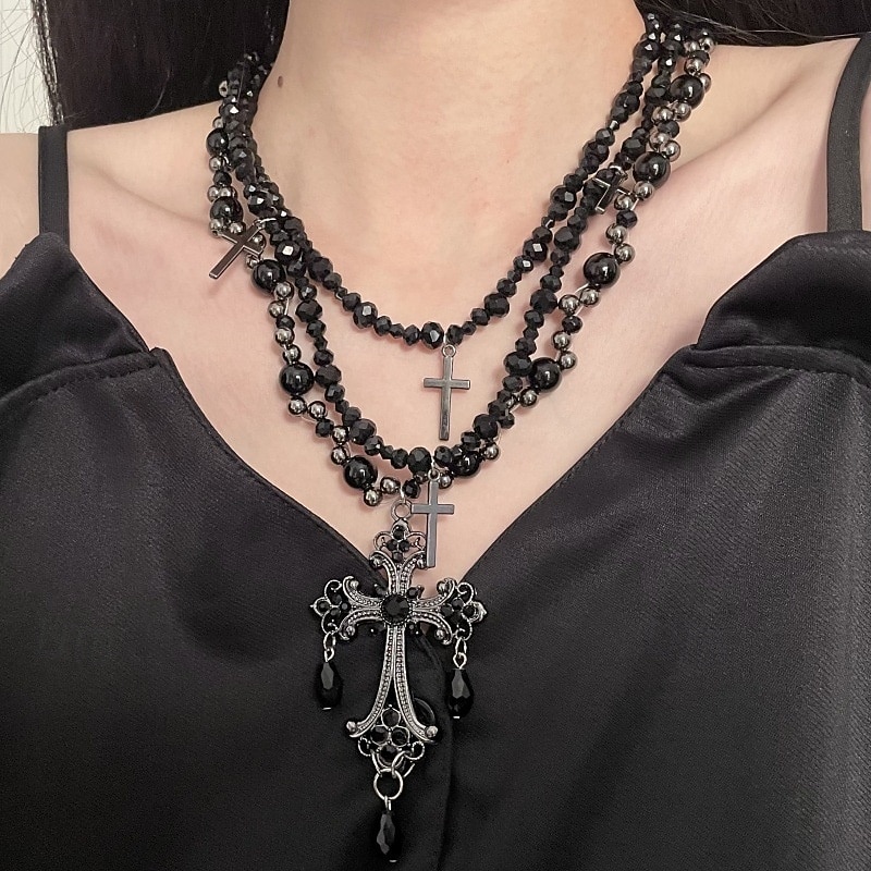 Women's necklace Punk & Gothic Street Geometry Necklaces4