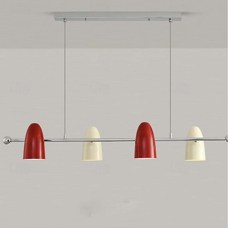 4-Light 104 cm Globe Design Pendant Light Metal Painted Finishes Modern 110-120V 220-240V2