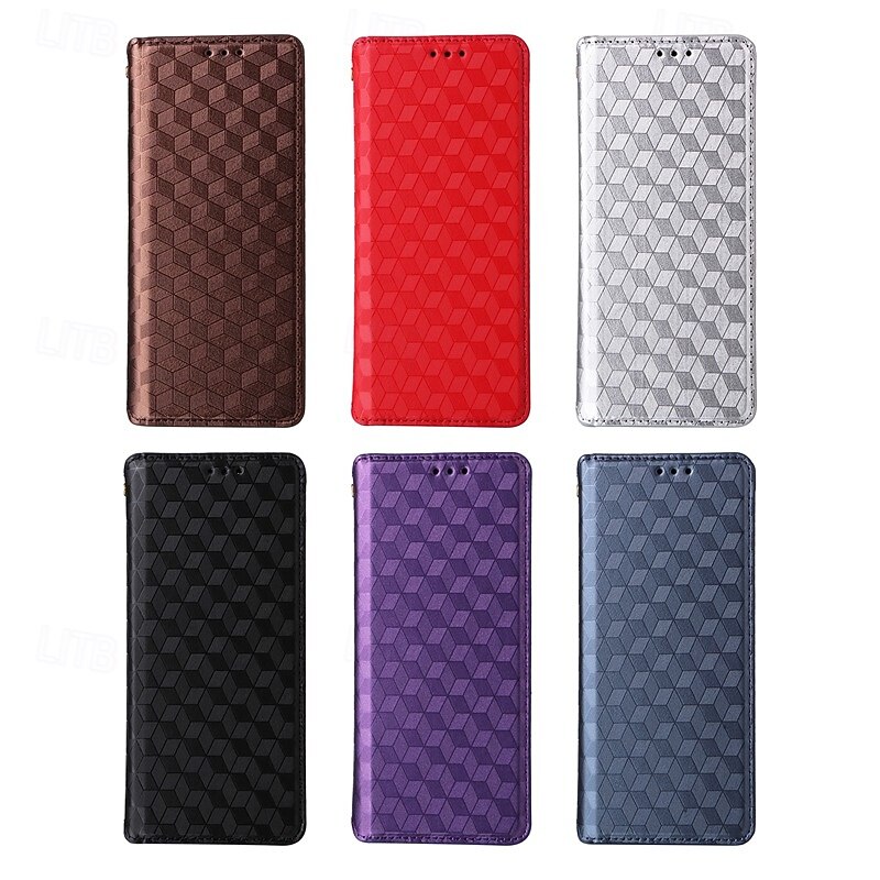 Phone Case For Samsung Galaxy Z Fold 6 Z Fold 5 Z Fold 4 Z Fold 3 Flip Cover with Stand Holder Card Slot Shockproof Retro TPU PU Leather2