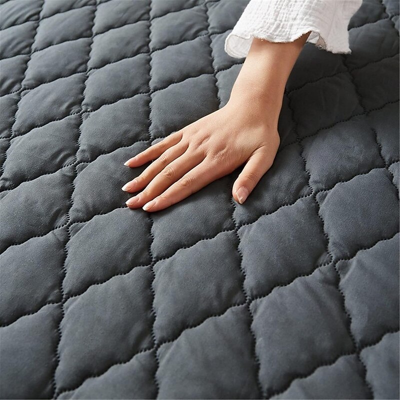 Queen Full King Protective Bed Cover Waterproof Mattress Protector Quilted Fitted Mattress Pad Bed Protector Mattress Cover Bed Cover Brushed Anti Allergy Breathable Moisture Proof4